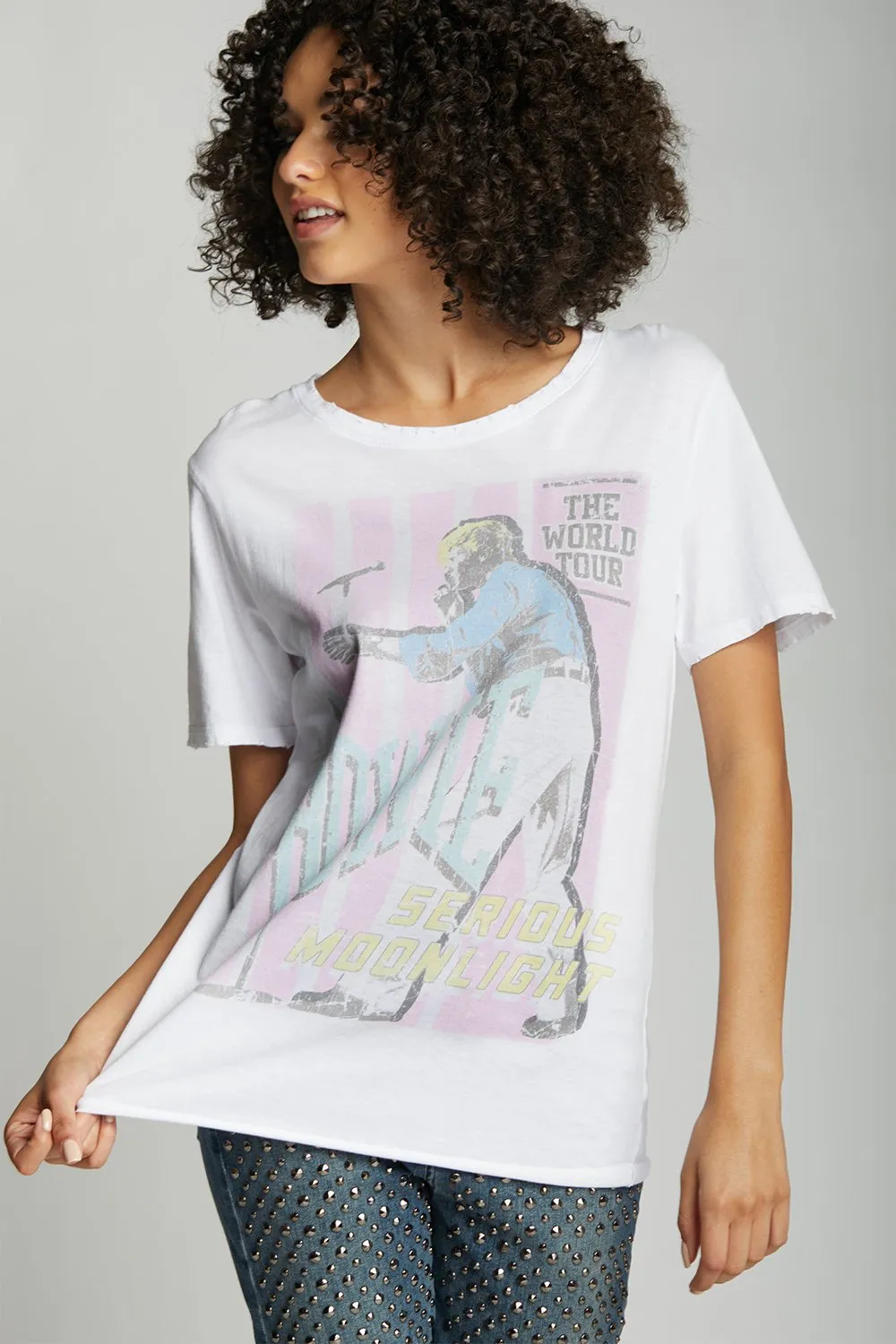 Bowie Serious Moonlight Tour Tee sold by Belletique