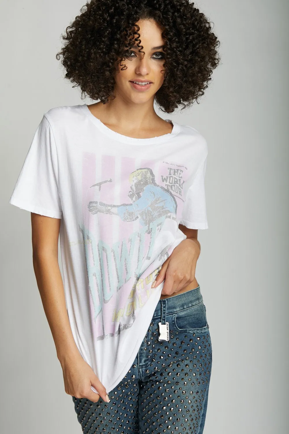 Bowie Serious Moonlight Tour Tee sold by Belletique product image thumbnail 2