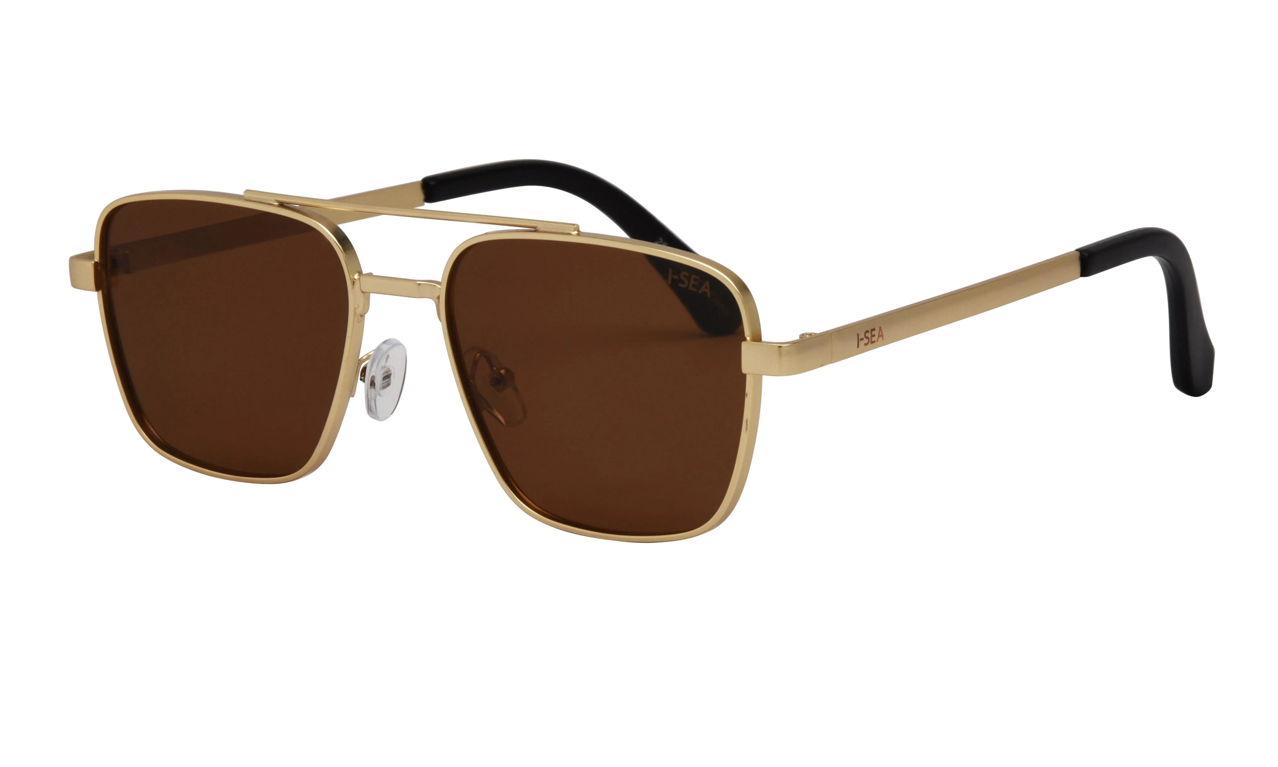 Brooks Sunglasses | Gold/Brown sold by Belletique product image thumbnail 2