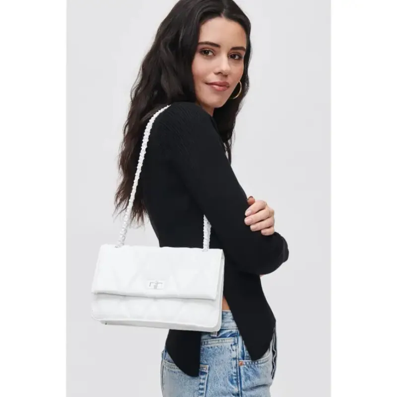 Yelena Crossbody | White sold by Belletique