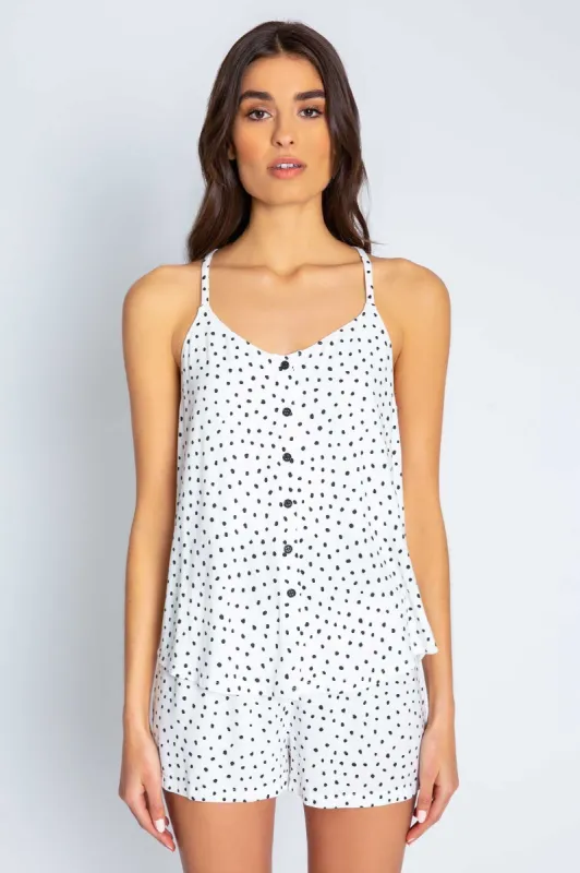 Polka Dot Cami | Ivory made by P.J. Salvage