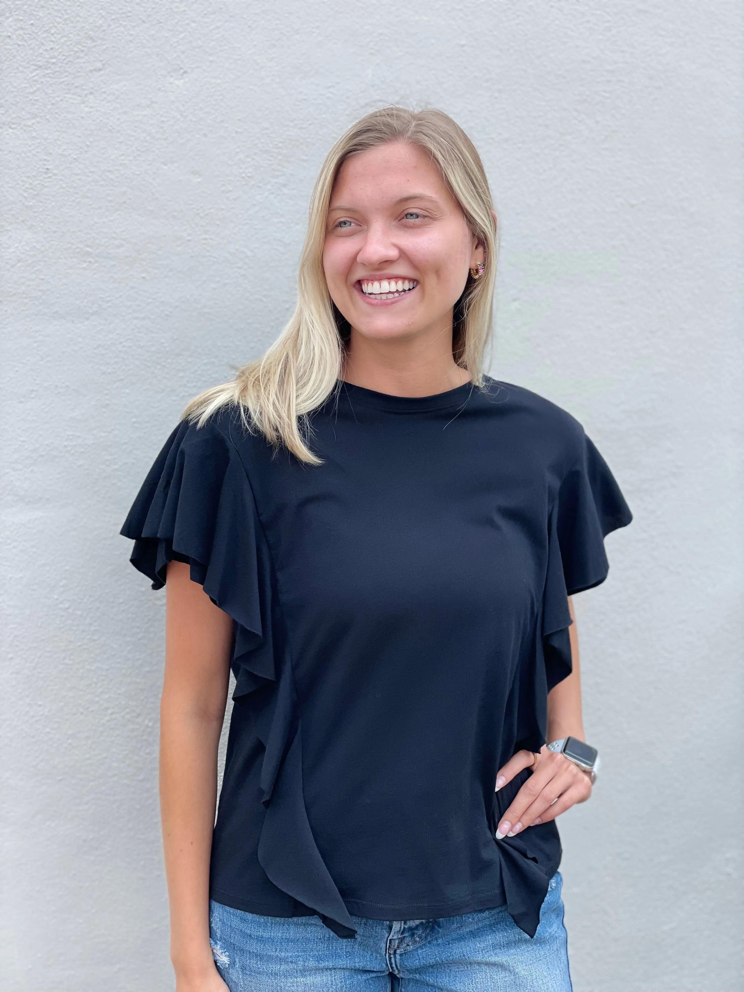 Karlie Knit Top sold by Belletique