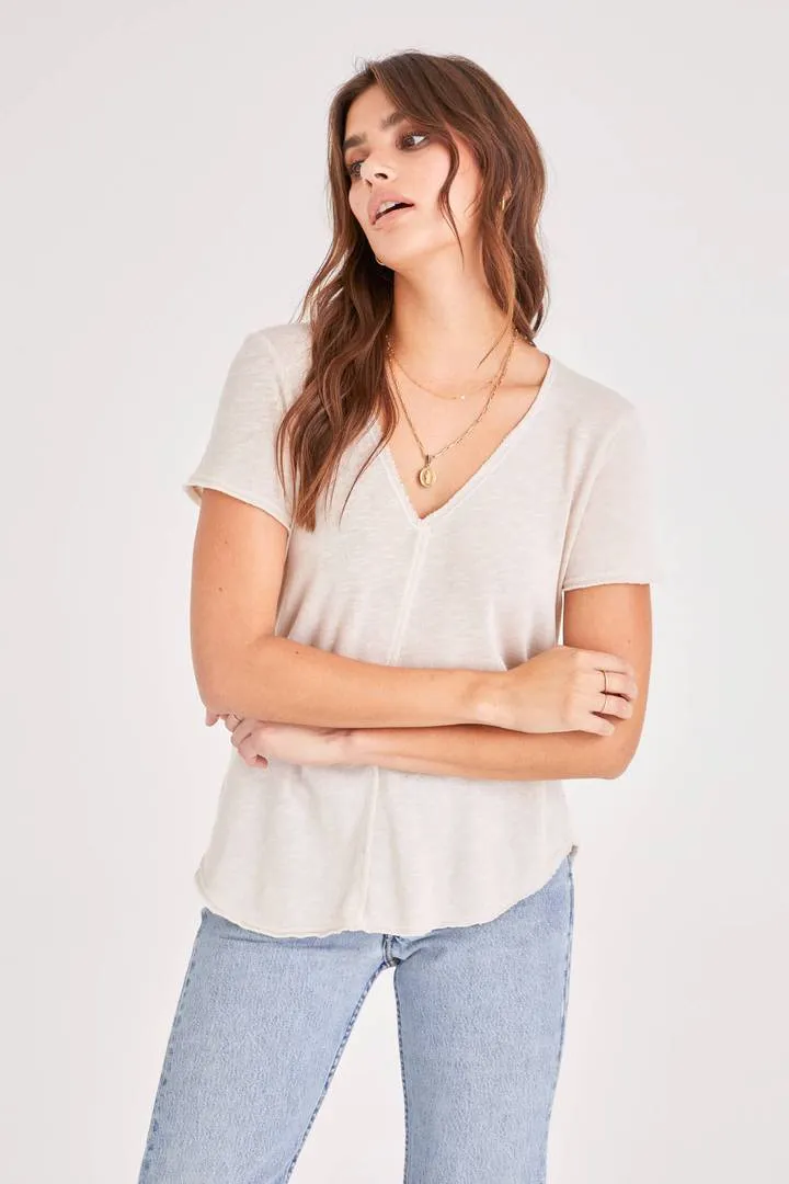 Wearever Tee | Raw Linen sold by Belletique
