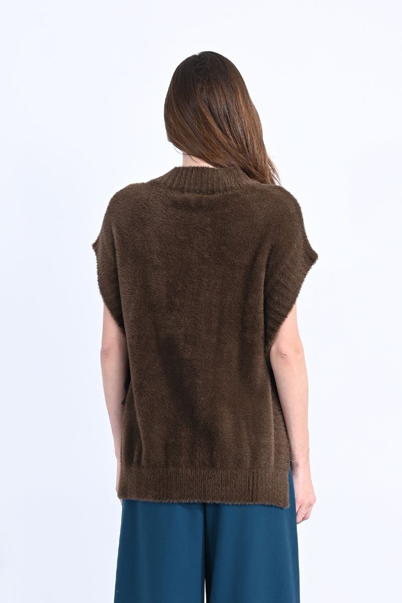 Mocha Sweater Vest sold by Belletique product image thumbnail 3
