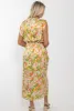 Abstract Floral Satin Maxi Dress sold by Belletique