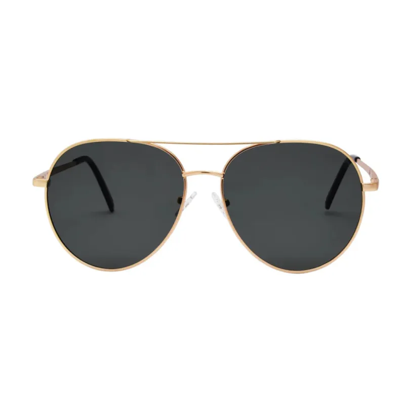 Sailor Sunglasses | Gold/Green Polarized sold by Belletique