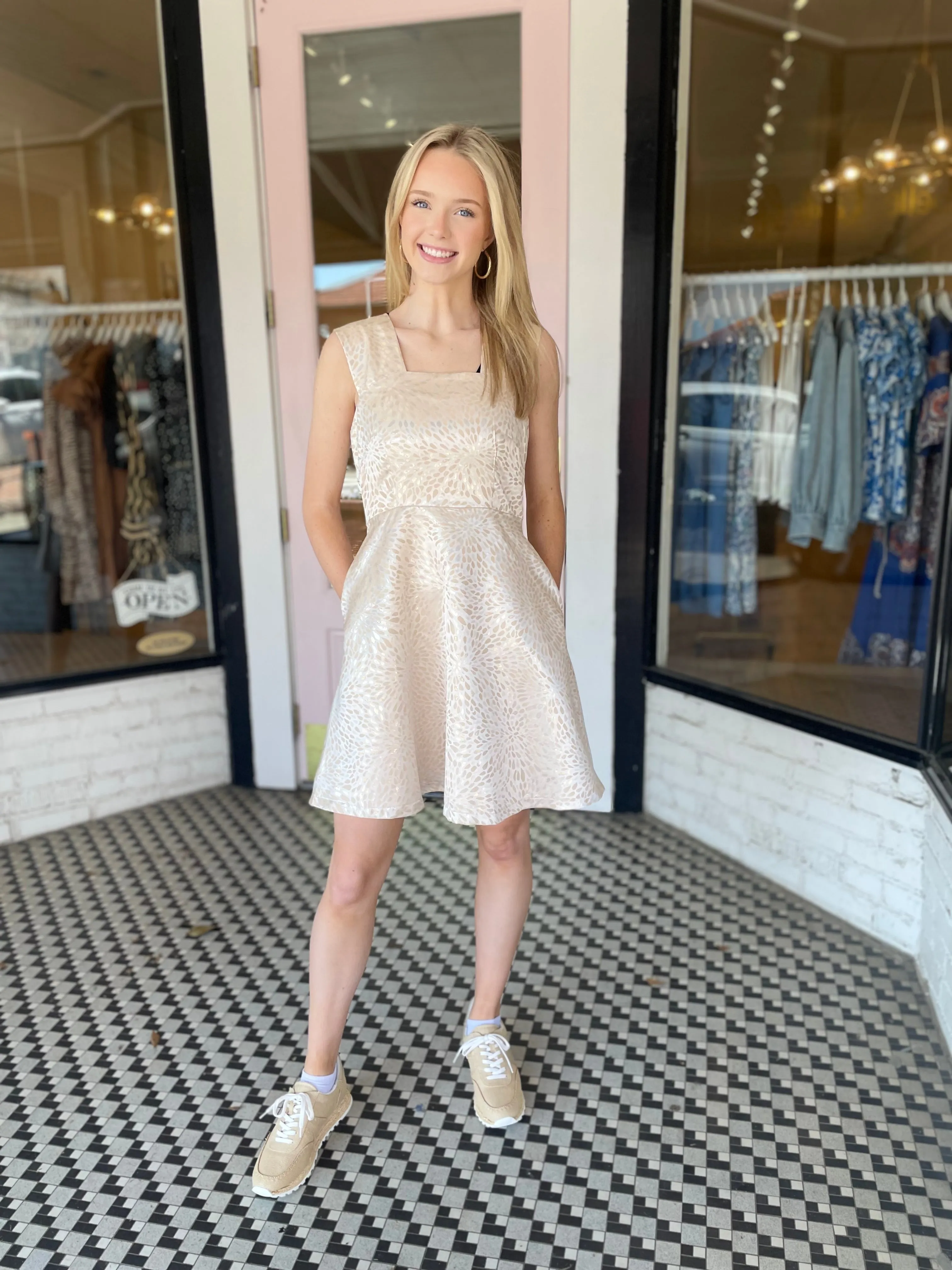 Bree Dress | Beige sold by Belletique product image thumbnail 2