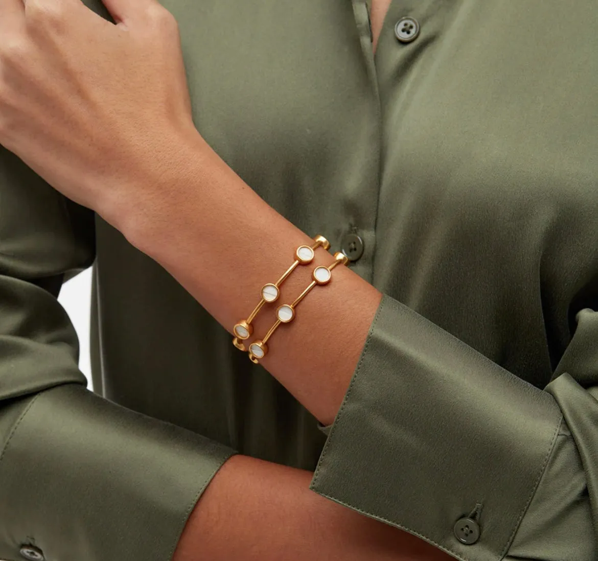 Peoria Multi-Bezel Cuff sold by Belletique product image thumbnail 2