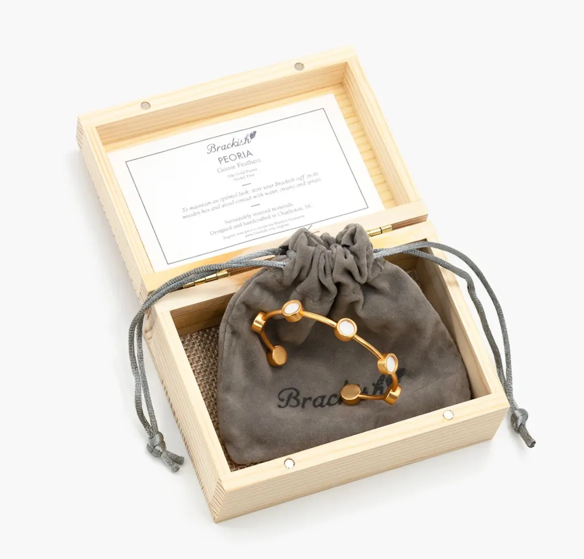 Peoria Multi-Bezel Cuff sold by Belletique product image thumbnail 3