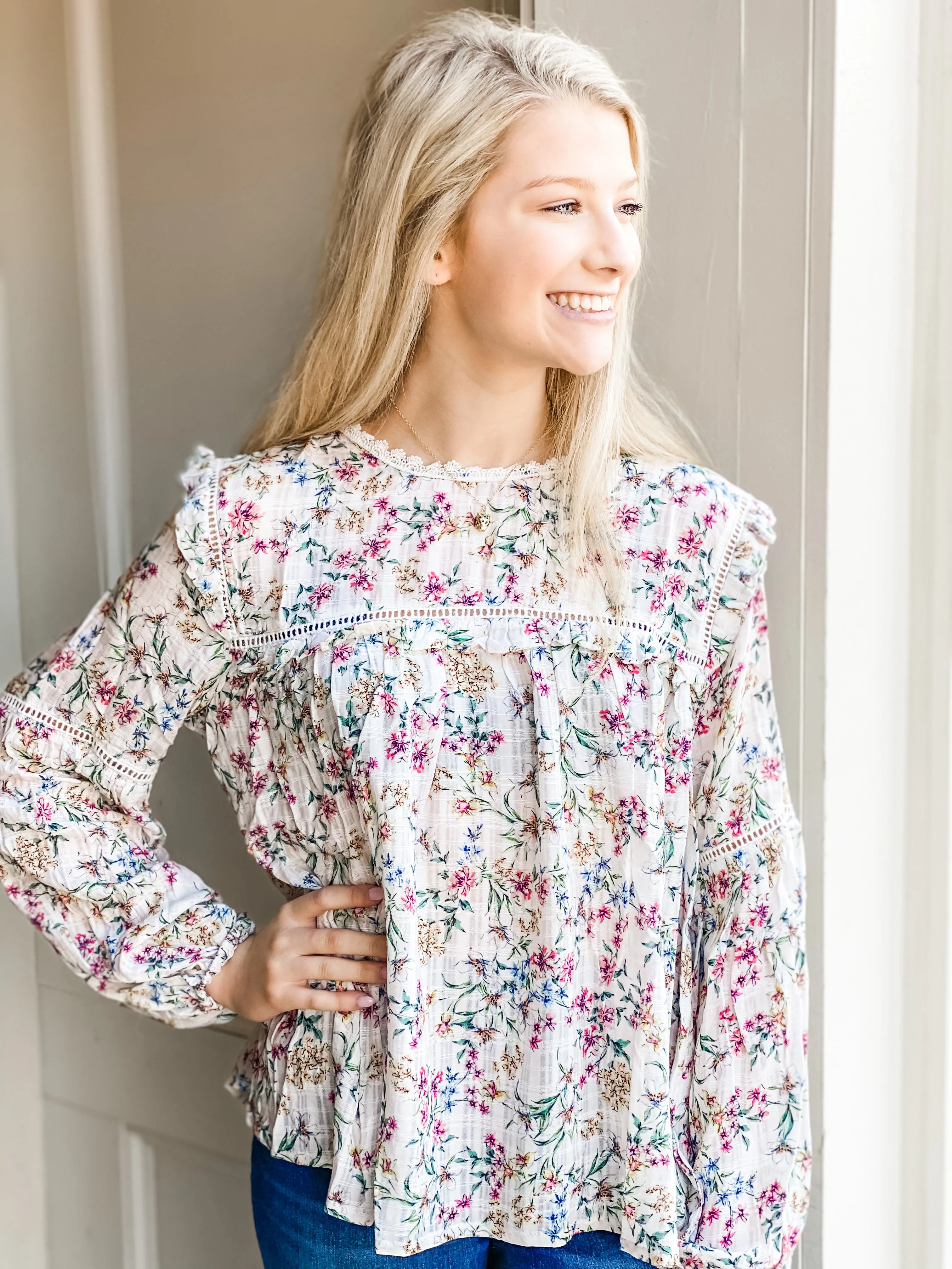 Floral Love Top sold by Belletique