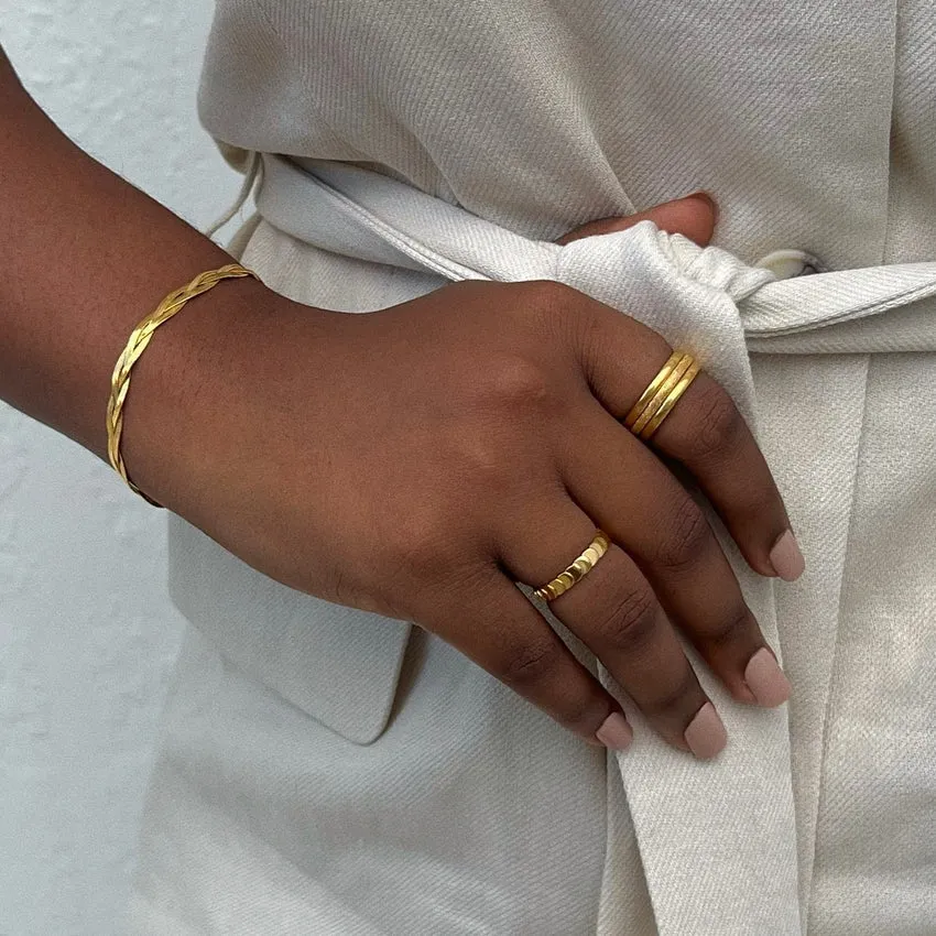 Micah Triple Ring Set sold by Belletique product image thumbnail 2