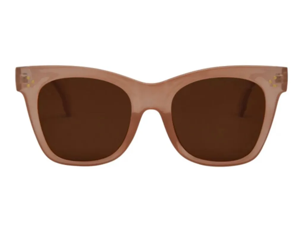 Stevie Sunglasses | Tan/Brown sold by Belletique