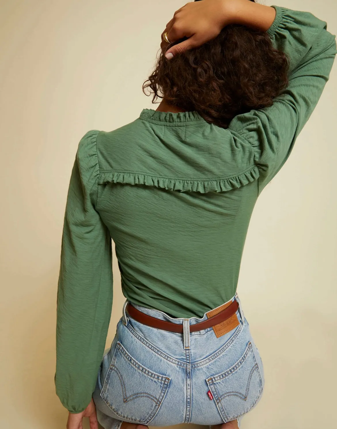 Claudine Tee | Jade sold by Belletique product image thumbnail 2