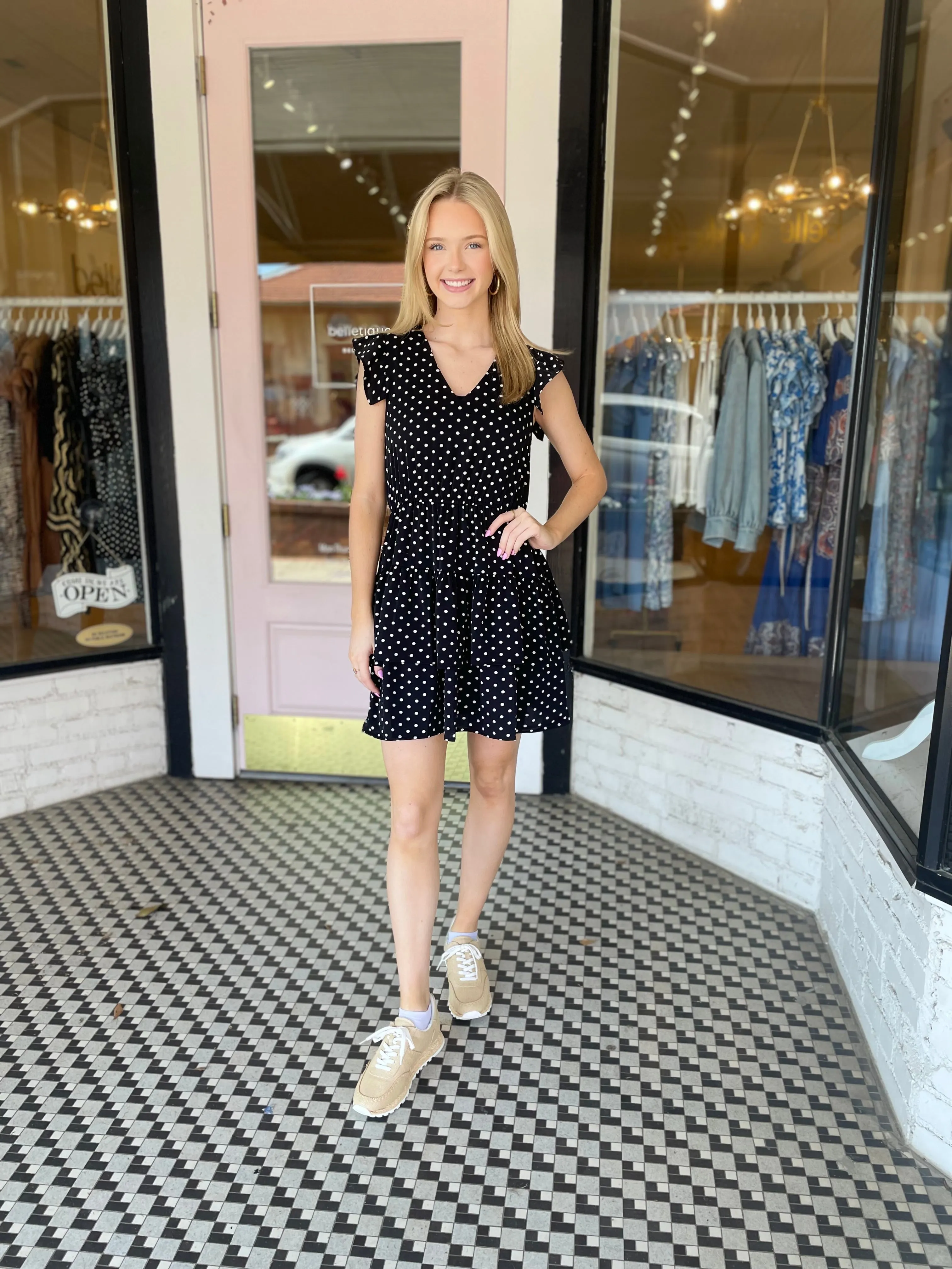 Dot Dress | Black sold by Belletique product image thumbnail 2