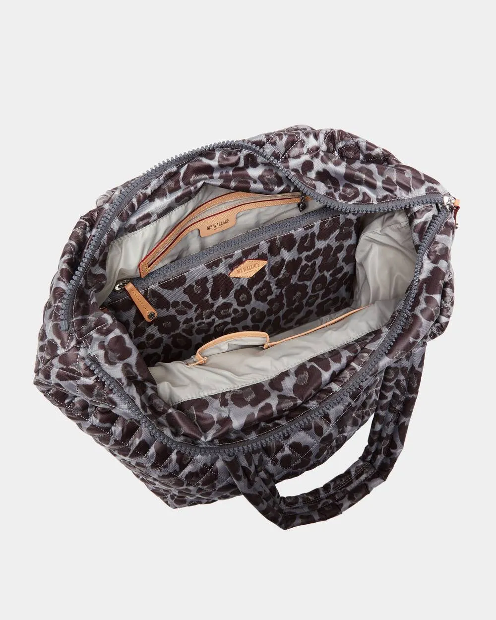 Medium Metro Tote | Magnet Leopard sold by Belletique product image thumbnail 4