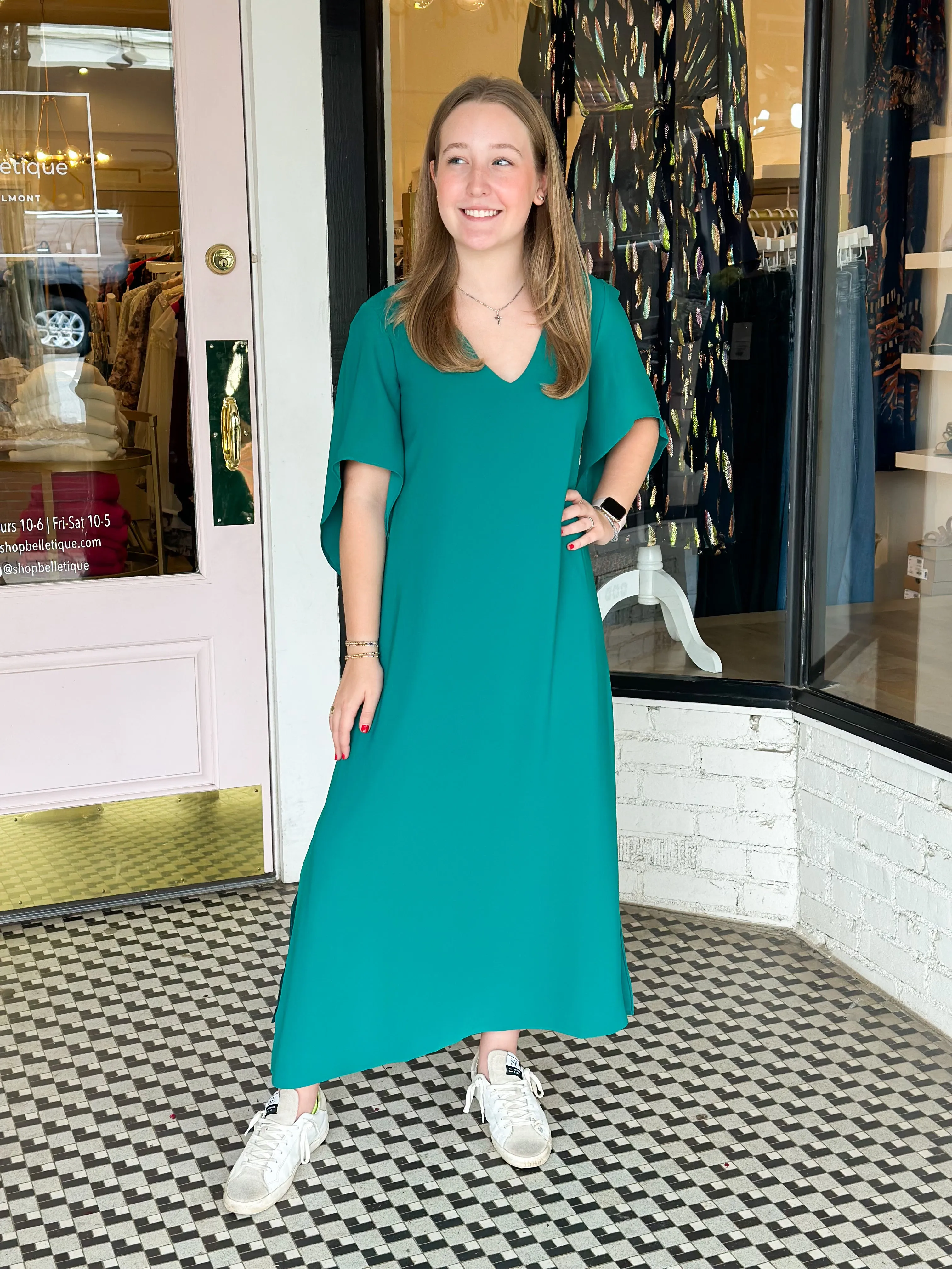 Meredith Midi Dress | Peacock sold by Belletique