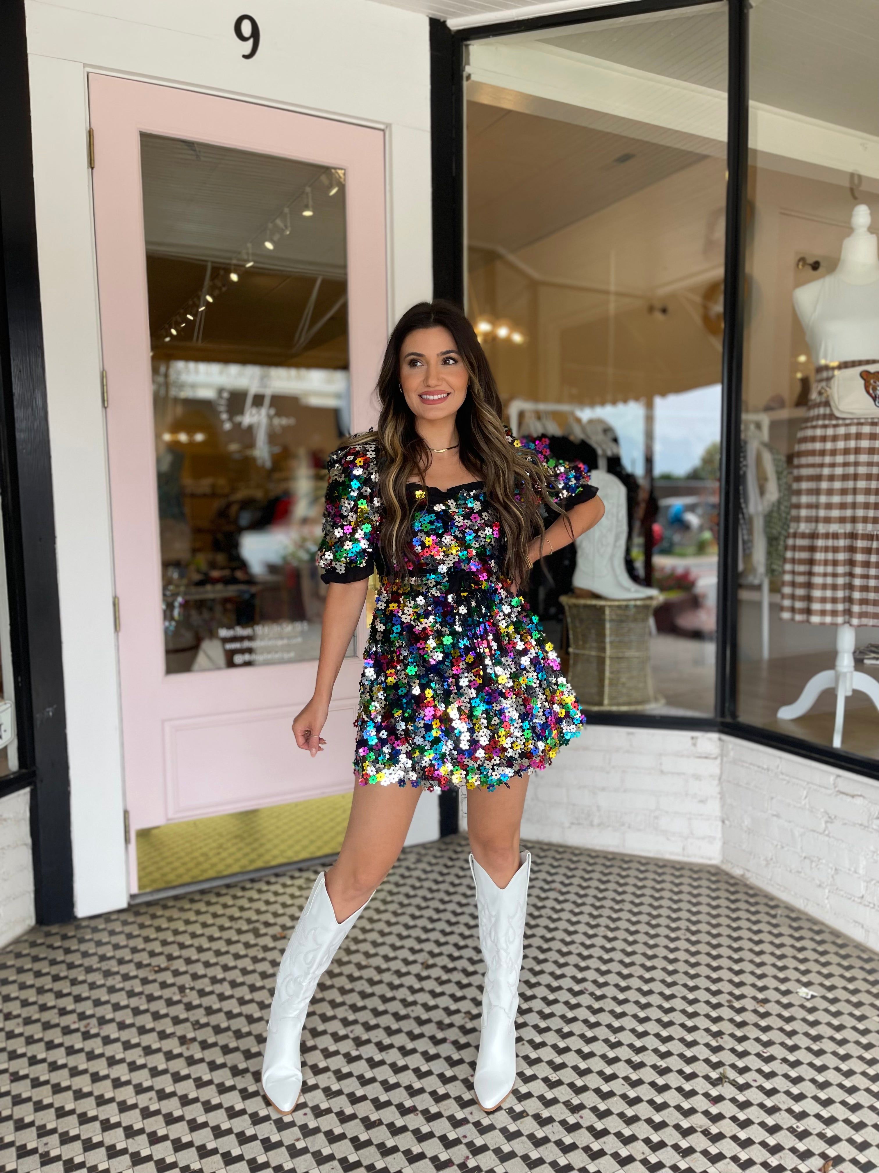 Colby Puff Sleeve Mini Dress | Jamboree sold by Belletique product image thumbnail 2