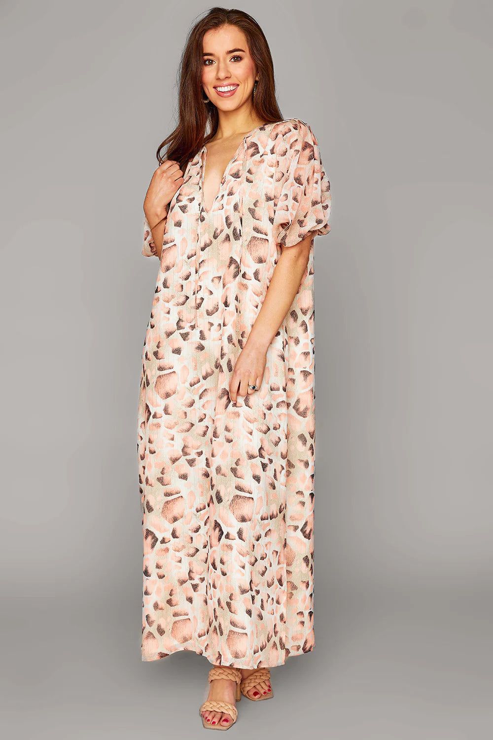 Pamela Caftan Maxi Dress | Shell sold by Belletique product image thumbnail 3