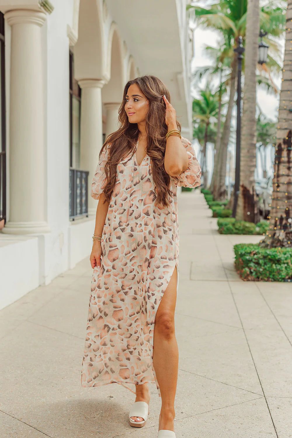 Pamela Caftan Maxi Dress | Shell sold by Belletique product image thumbnail 2