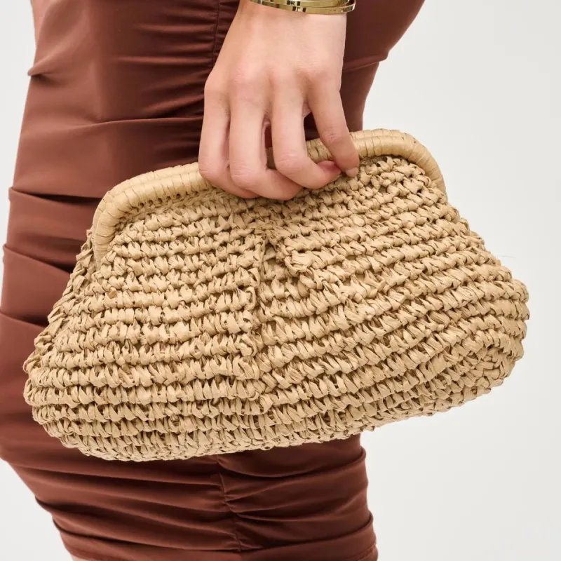 Sage Clutch | Natural sold by Belletique