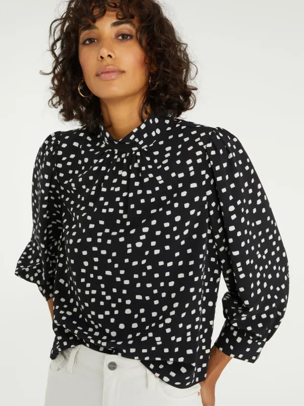 Back Into Popover Top sold by Belletique