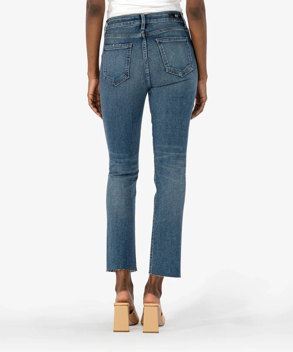 Kelsey High Rise Fab Ab Ankle Flare with Raw Hem | Shine sold by Belletique product image thumbnail 3