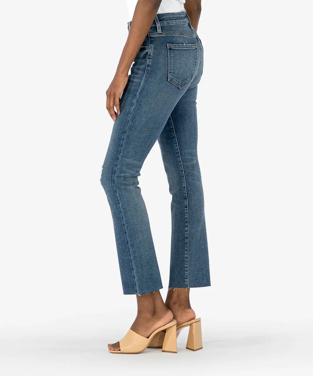 Kelsey High Rise Fab Ab Ankle Flare with Raw Hem | Shine sold by Belletique product image thumbnail 2