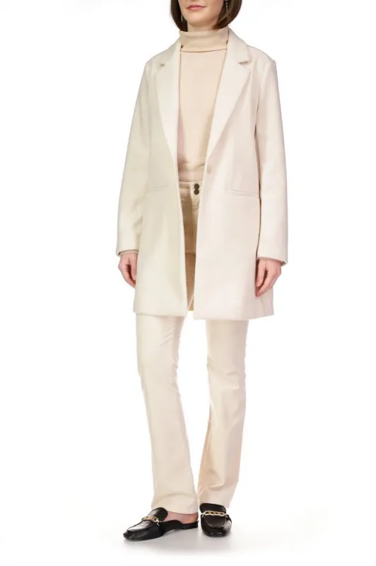 Carly Coat | Cappuccino sold by Belletique