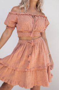 Daisy Crop Top - Dusty Pink sold by Tropical Dream