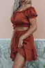Daisy Crop Top - Rust sold by Tropical Dream