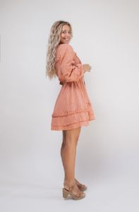 Lily Mini Dress - Dusty Pink sold by Tropical Dream