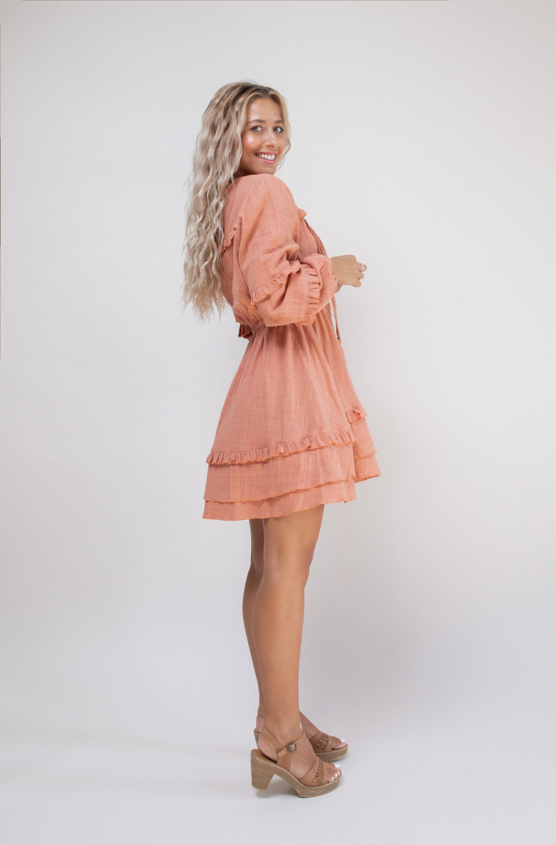 Lily Mini Dress - Dusty Pink sold by Tropical Dream product image thumbnail 4