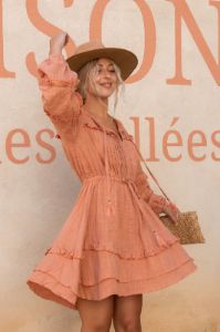 Lily Mini Dress - Dusty Pink sold by Tropical Dream