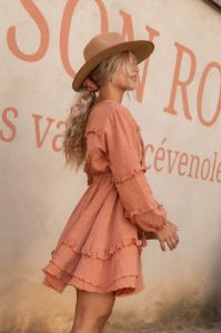 Lily Mini Dress - Dusty Pink sold by Tropical Dream