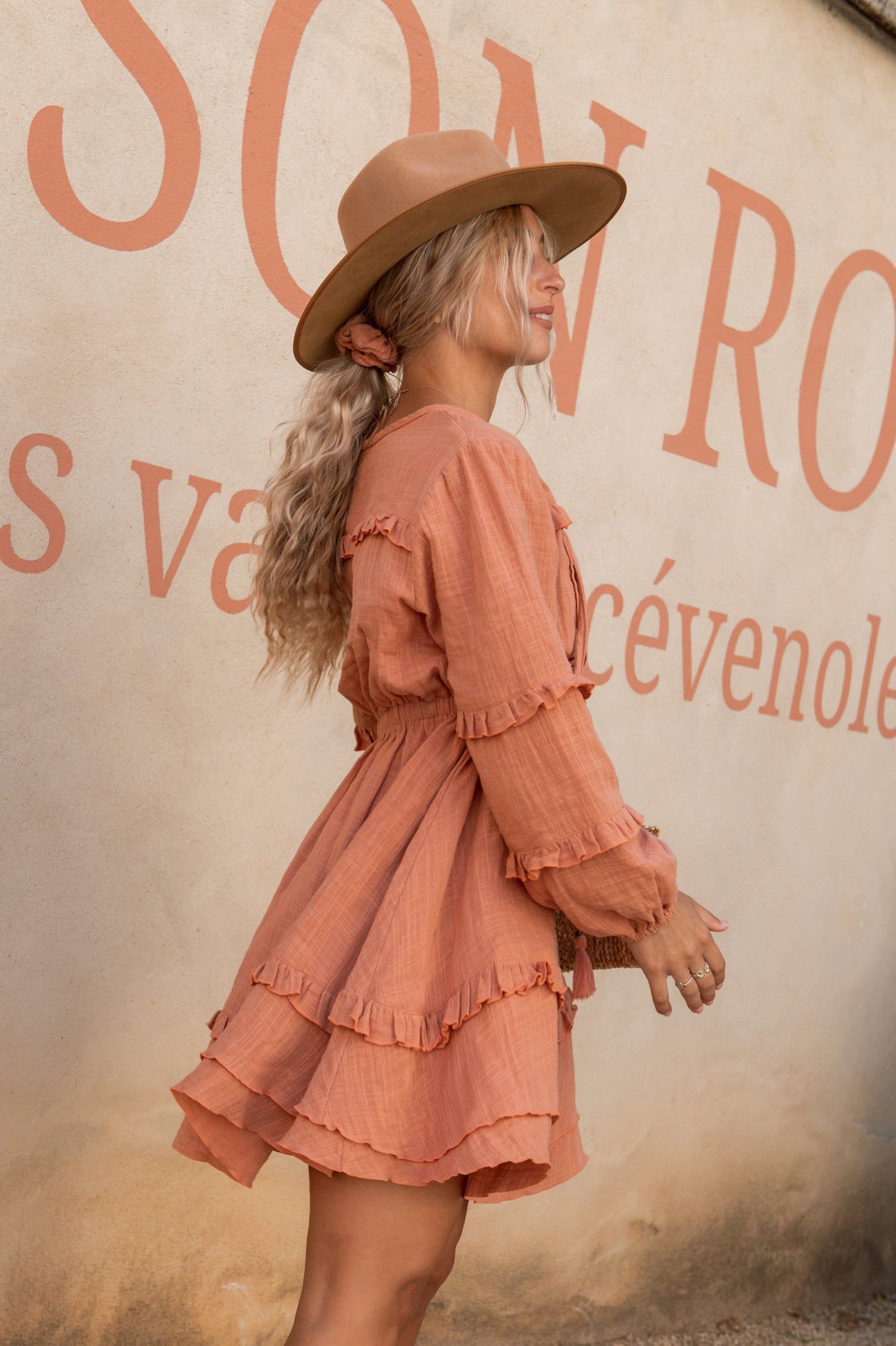 Lily Mini Dress - Dusty Pink sold by Tropical Dream product image thumbnail 3