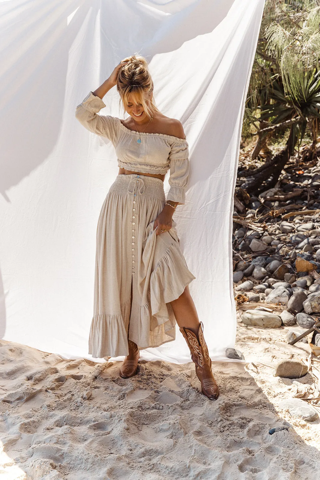 Island Skirt - Sand sold by Tropical Dream product image thumbnail 2