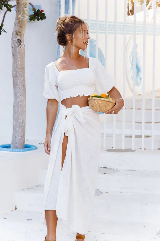 Sarong Deluxe - White sold by Tropical Dream