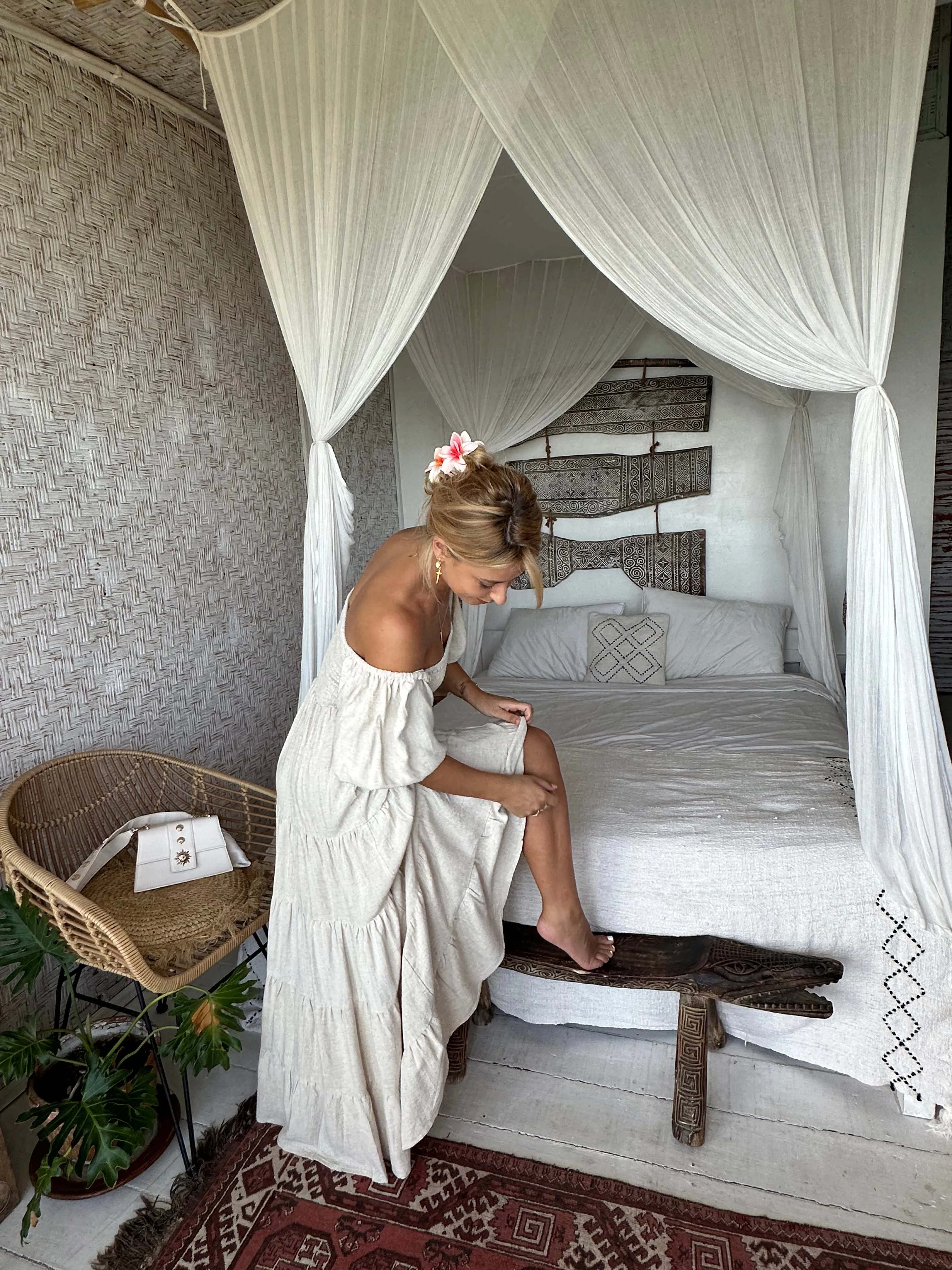 Frangipani Hair Clips sold by Tropical Dream product image thumbnail 5