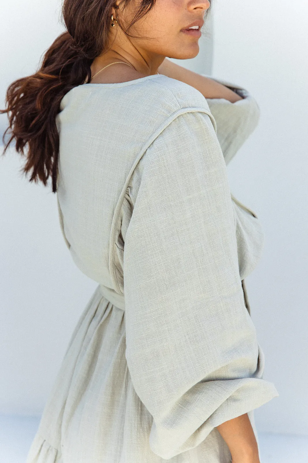 Lora Mini Dress - Pistachio (Go size down) sold by Tropical Dream product image thumbnail 3