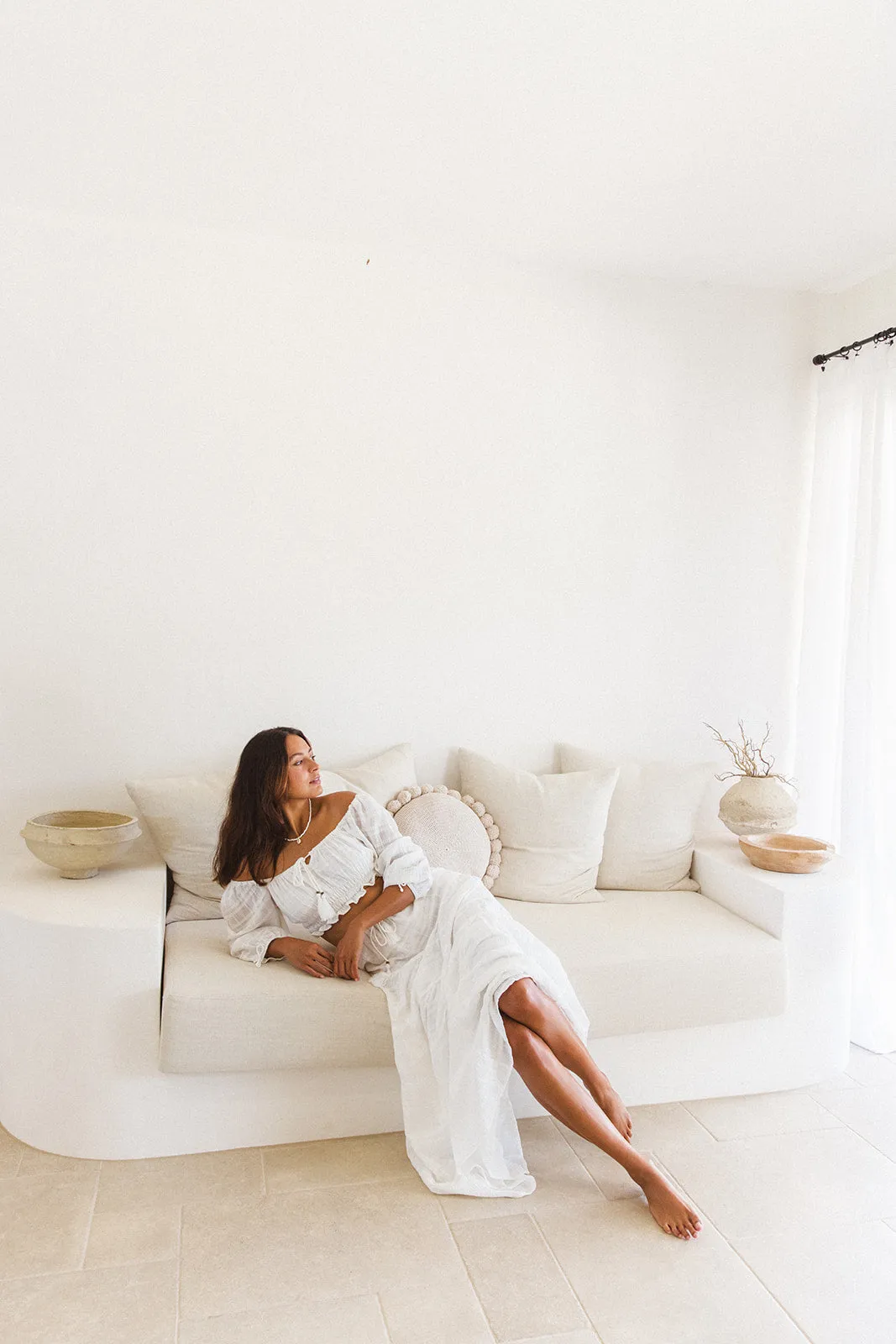 Aqua Top - White (with lining) sold by Tropical Dream product image thumbnail 4