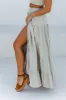 Flora Maxi Skirt - Pistachio sold by Tropical Dream
