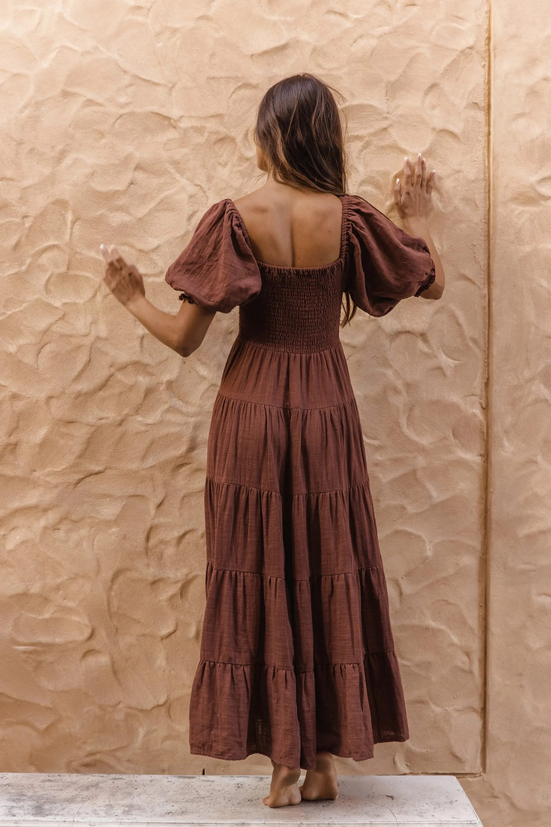 Flora Maxi Dress - Chocolate sold by Tropical Dream product image thumbnail 3