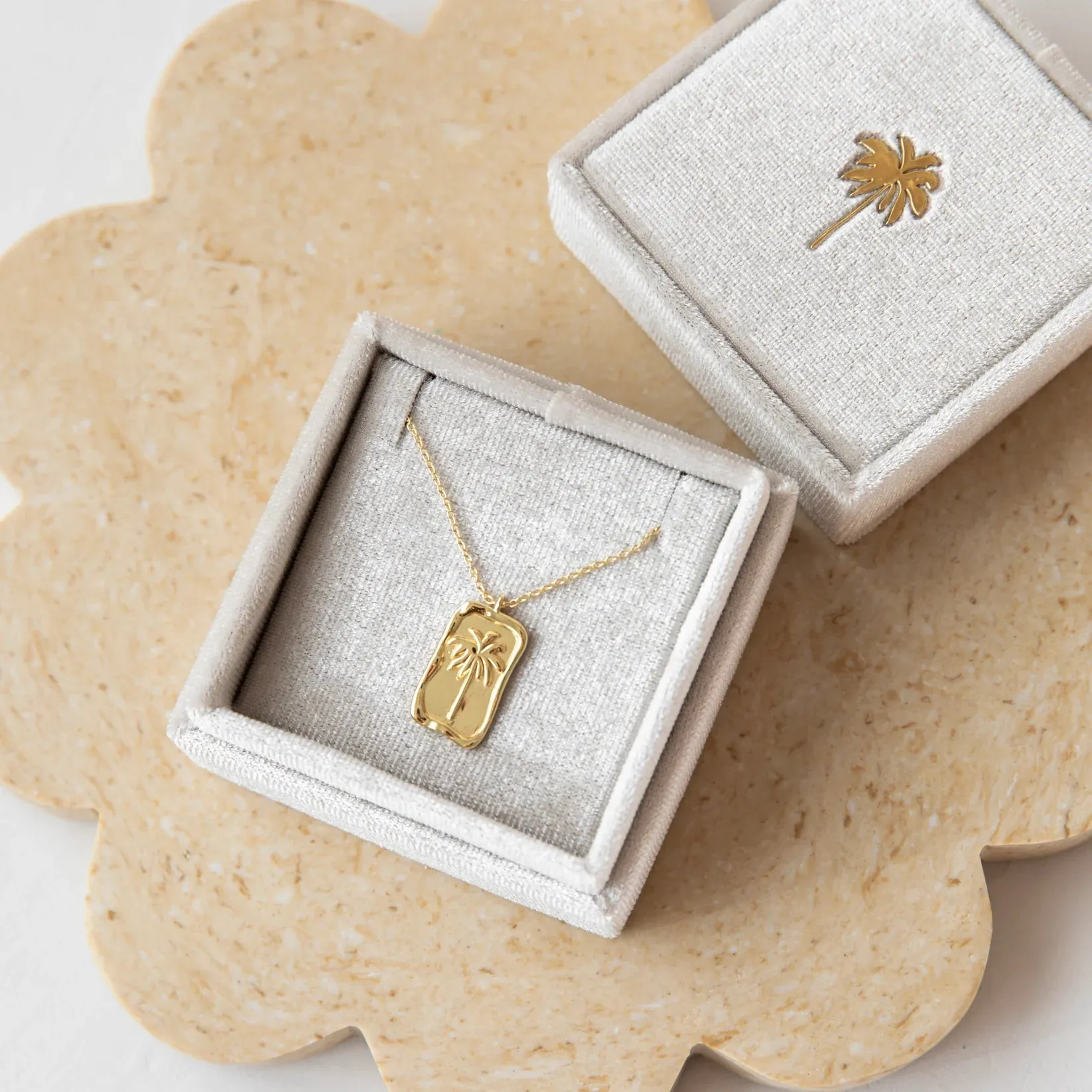 Calm Your Palm Necklace sold by Tropical Dream