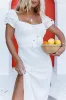 Sheba Midi Dress - White sold by Tropical Dream