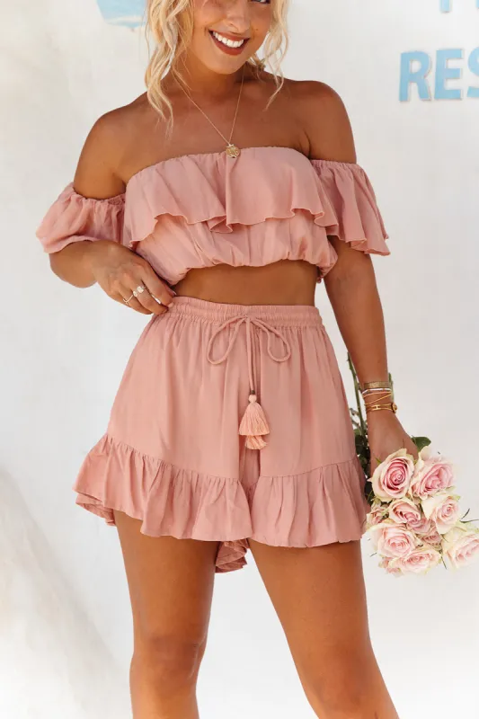 Mary Bloom Shorts - Pink sold by Tropical Dream