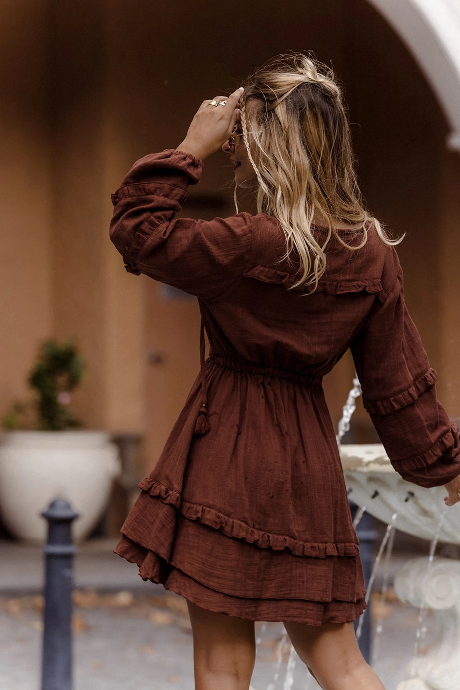 Lily Mini Dress - Chocolate sold by Tropical Dream product image thumbnail 5