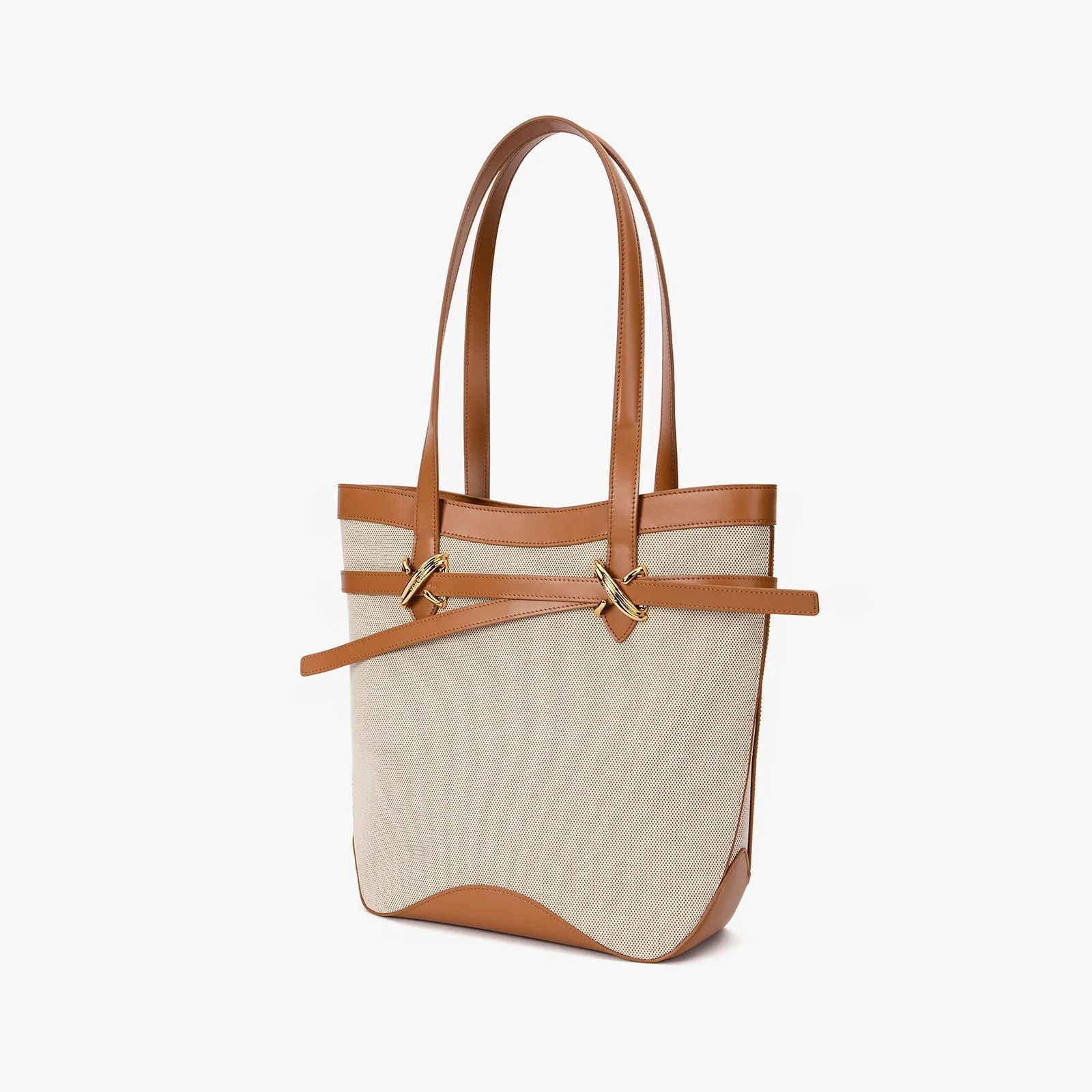 Canvas & Leather Tote Bag sold by Zornna product image thumbnail 2