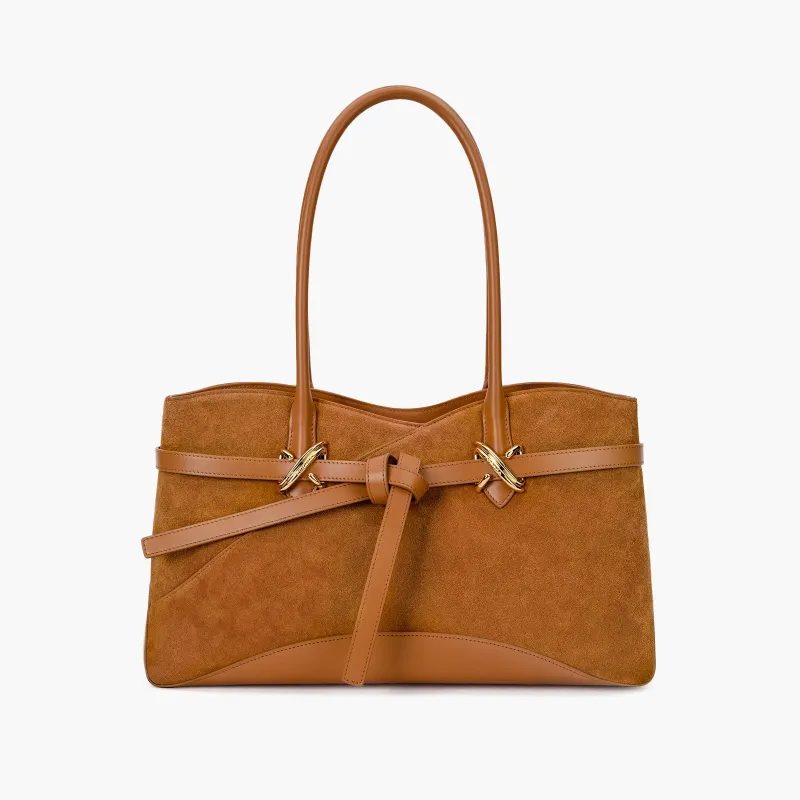 Suede Leather Tote sold by Zornna