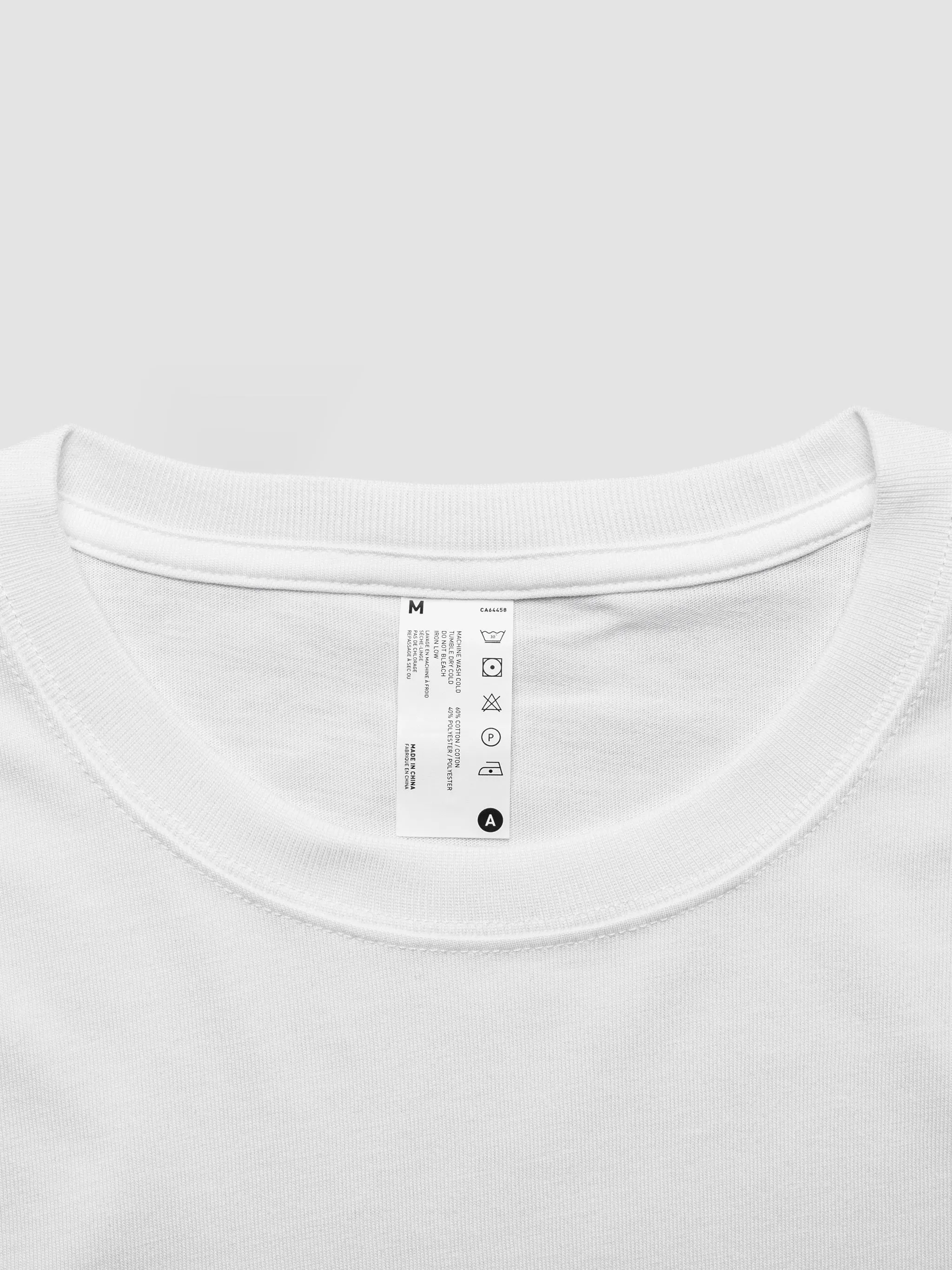 BLANK - Standard Fit T-Shirt White - v2 sold by ADAPTURE product image thumbnail 3