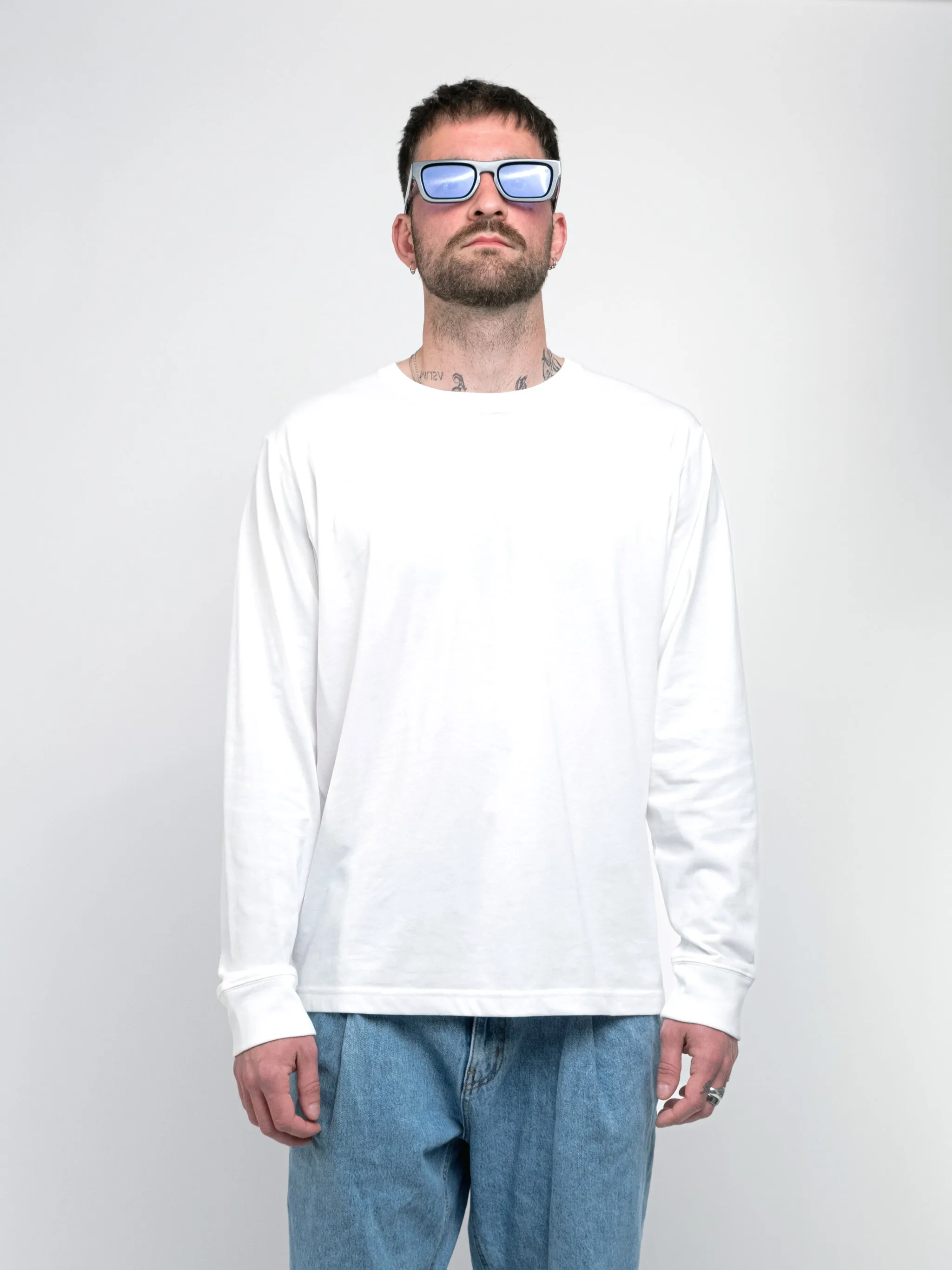 BLANK - Standard Fit Long Sleeve White - v2 sold by ADAPTURE product image thumbnail 4
